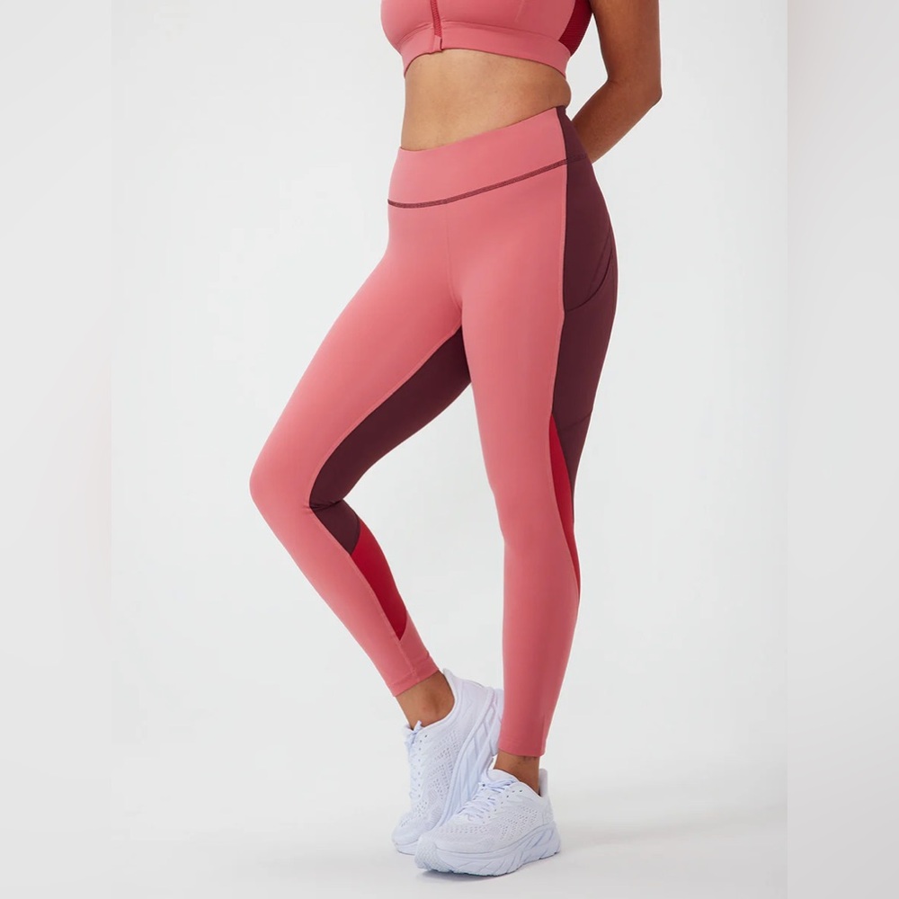 Outdoor Voices SuperForm Full Length Colorblock Leggings Women’s Size M